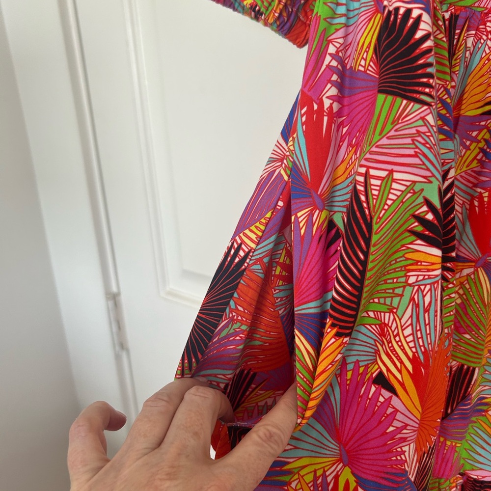 Vibrant Multicolor Patterned Dress - Picture 9 of 9